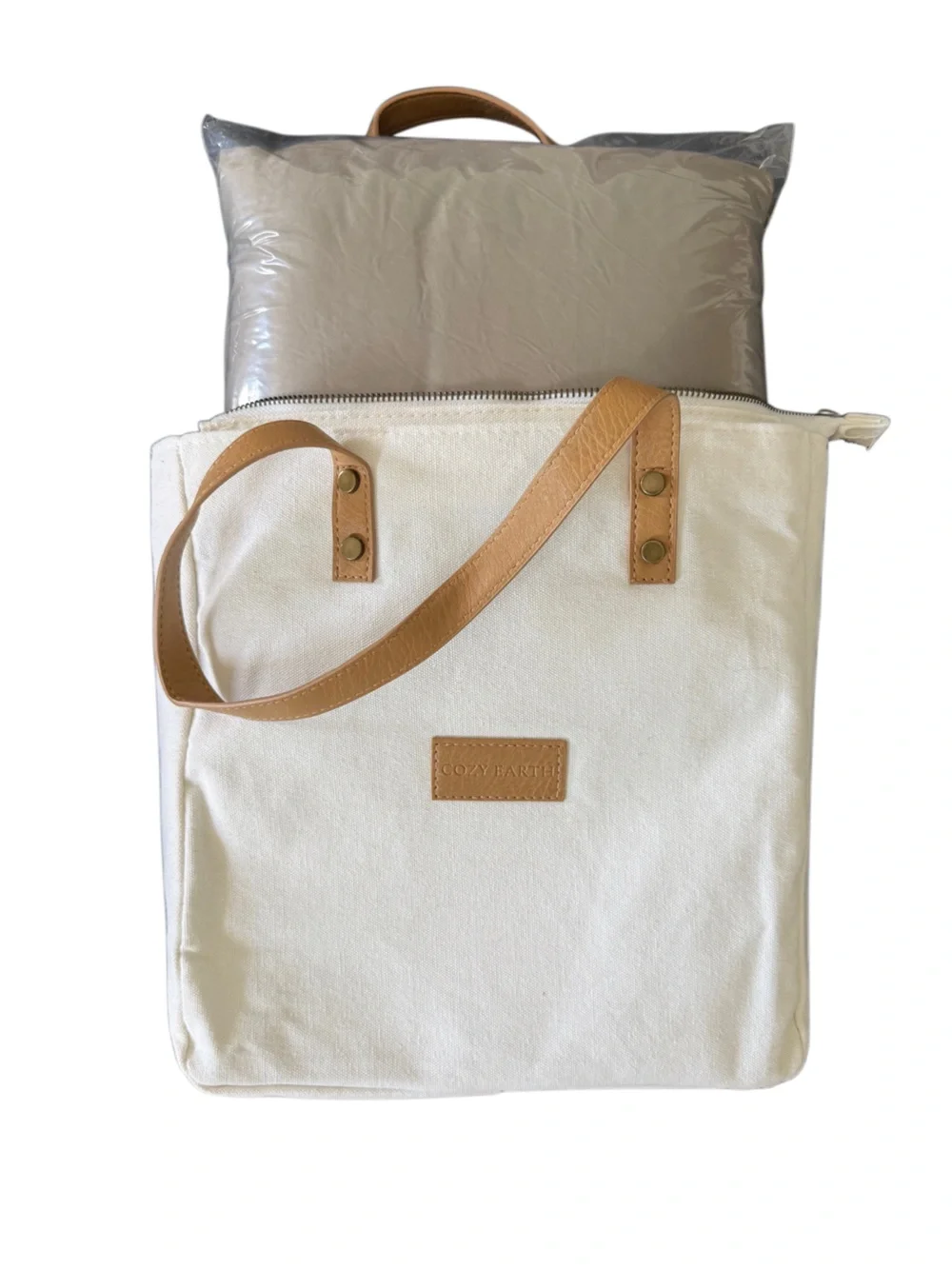 Cozy Earth Bamboo Duvet Cover - Walnut - King/Cal King NWOT